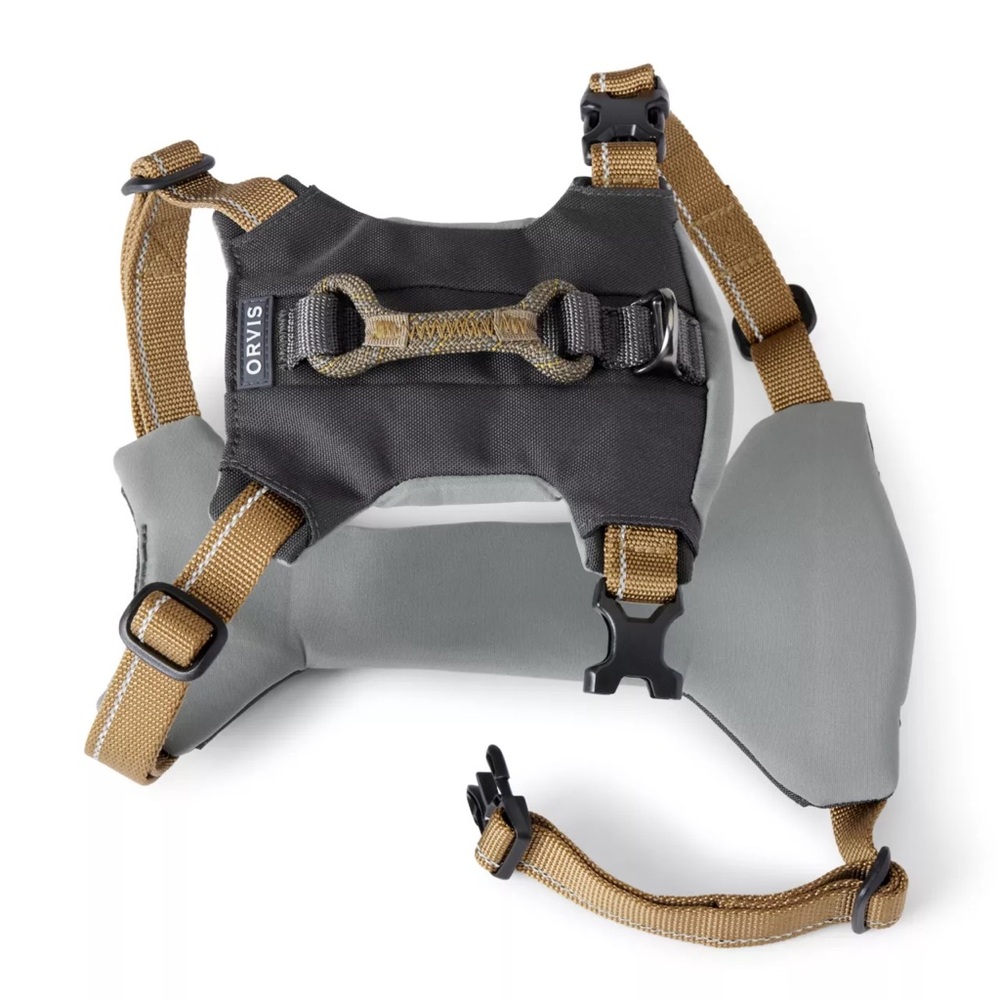 Orvis Pet Harness in Gray and Tan